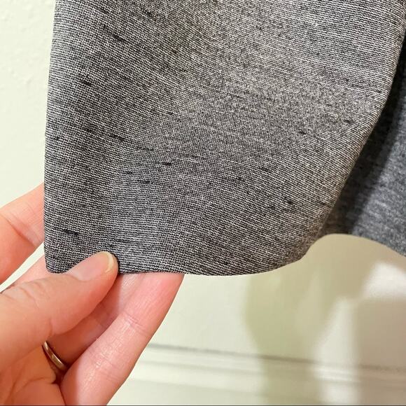 Wilfred Aritzia Grey Sleeveless Skater Mini Dress Womens 0 Babydoll Twee Fall - Picture 6 of 9